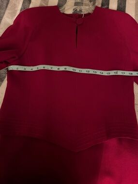 Dior Women's Rich Red skirt r suit